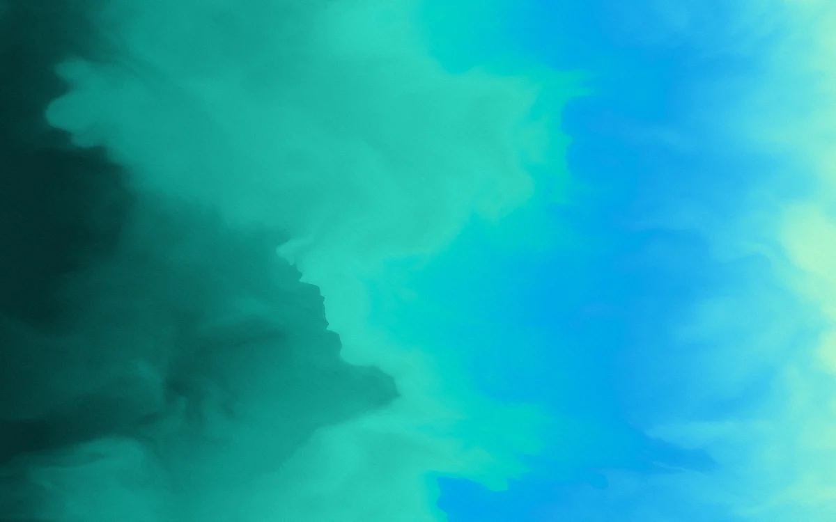 Tidepool: Domain-warped water, folded back through itself.